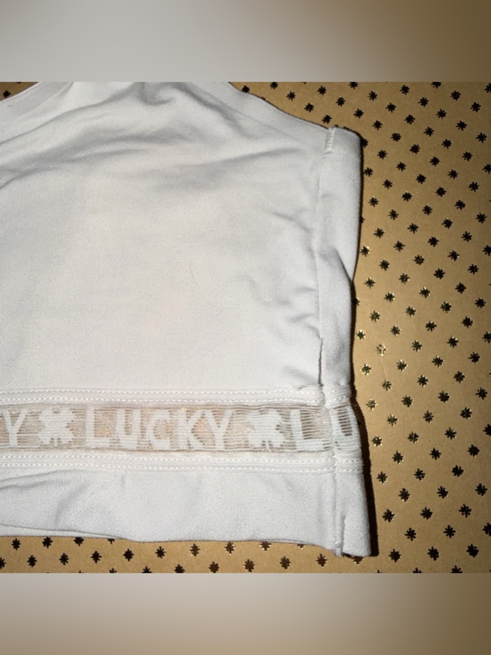 Bundle of 3 Lucky Brand Bralettes - L, Blue Flower, Blue and Beige - Picture 7 of 8